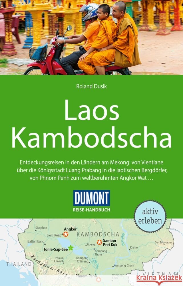 DuMont Reise-Handbuch Reiseführer Laos, Kambodscha Dusik, Roland 9783770184668 DuMont Reiseverlag - książka