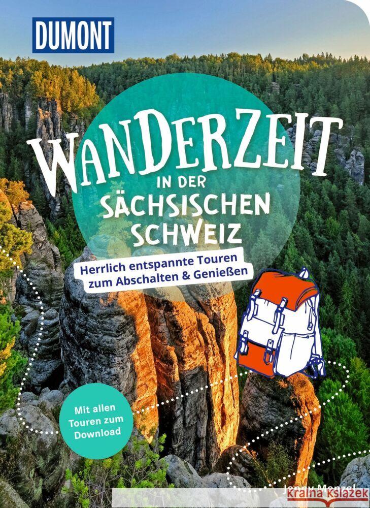 DuMont Wanderzeit in der Sächsischen Schweiz Menzel, Jenny 9783616032689 DuMont Reiseverlag - książka