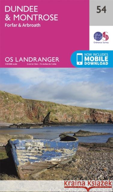 Dundee & Montrose, Forfar & Arbroath Ordnance Survey 9780319261521 Ordnance Survey - książka