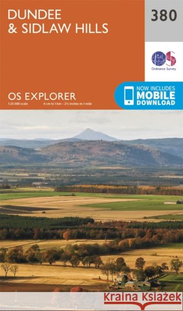 Dundee and Sidlaw Hills Ordnance Survey 9780319246269 Ordnance Survey - książka