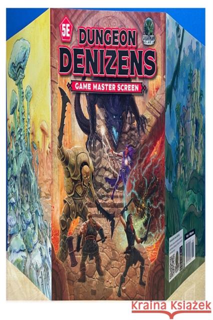 Dungeon Denizens 5E Game Master Screen Hayward, Benjamin 9781961756137 Goodman Games - książka