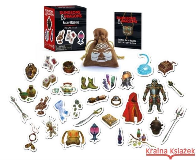 Dungeons & Dragons: Bag of Holding Magnet Set Brenna Dinon 9780762475902 Running Press - książka