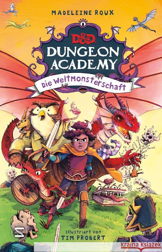 Dungeons & Dragons. Dungeon Academy - Die Weltmonsterschaft Roux, Madeleine 9783505151293 Schneiderbuch - książka