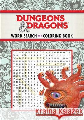 Dungeons & Dragons Word Search and Coloring Editors of Thunder Bay Press 9781667200620 Thunder Bay Press - książka
