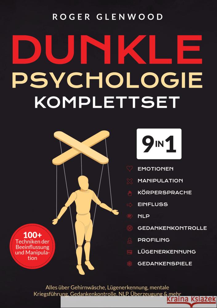 Dunkle Psychologie Komplettset [9-in-1] Roger Glenwood 9789403797045 BoD - Books on Demand - książka