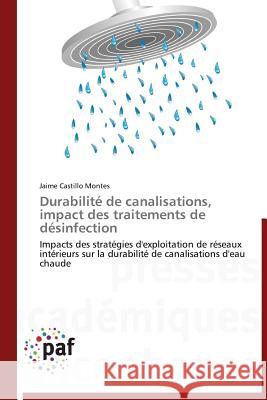 Durabilité de Canalisations, Impact Des Traitements de Désinfection Montes-J 9783838174853 Presses Academiques Francophones - książka