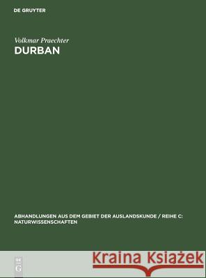 Durban Praechter, Volkmar 9783110000184 Walter de Gruyter - książka