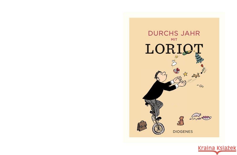 Durchs Jahr mit Loriot Loriot 9783257021424 Diogenes - książka