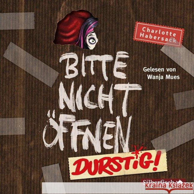 Durstig!, 2 Audio-CDs : 2 CDs, Lesung. CD Standard Audio Format. Gekürzte Ausgabe Habersack, Charlotte 9783745600063 Silberfisch - książka