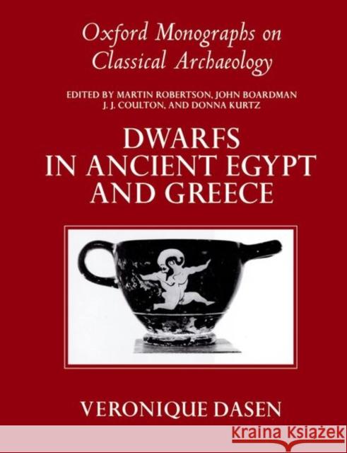 Dwarfs in Ancient Egypt and Greece  9780198146995 OXFORD UNIVERSITY PRESS - książka