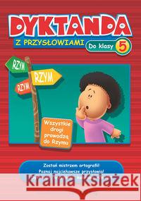 Dyktanda z przysłowiami do klasy 5 GREG Zawadzka Joanna 9788375174045 Greg - książka