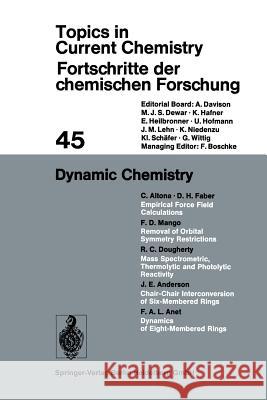 Dynamic Chemistry  9783662155189 Springer - książka