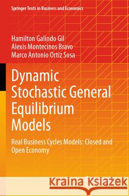 Dynamic Stochastic General Equilibrium Models  Hamilton Galindo Gil , Alexis  Montecinos Bravo, Marco Antonio Ortiz Sosa 9783031581076 Springer Nature Switzerland - książka
