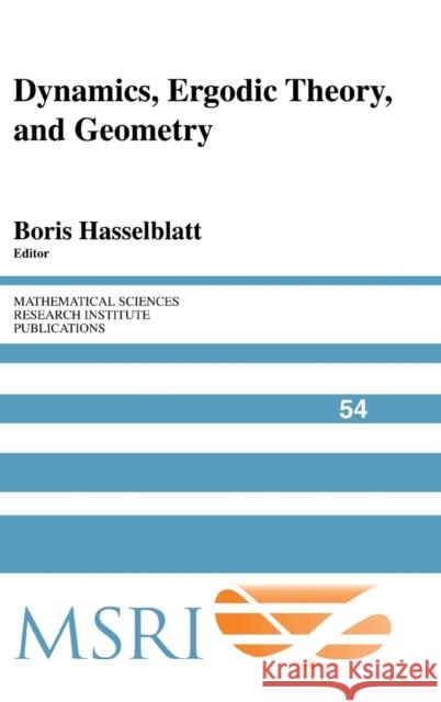 Dynamics, Ergodic Theory and Geometry  9780521875417 CAMBRIDGE UNIVERSITY PRESS - książka