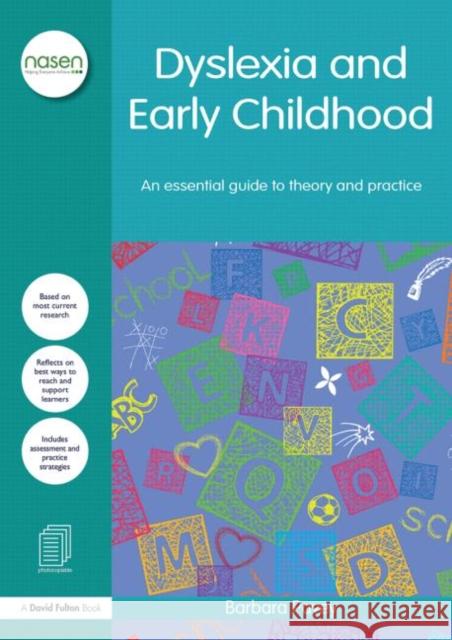 Dyslexia and Early Childhood: An essential guide to theory and practice Pavey, Barbara E. 9780415736527 Routledge - książka