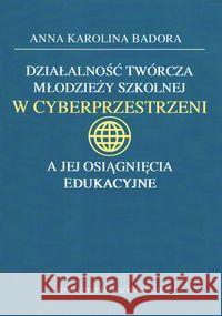 Działalność twórcza młodzieży szkolnej w cyberprzestrzeni a jej osiągnięcia edukacyjne Badora Anna K. 9788373068810 Towarzystwo Naukowe KUL - książka