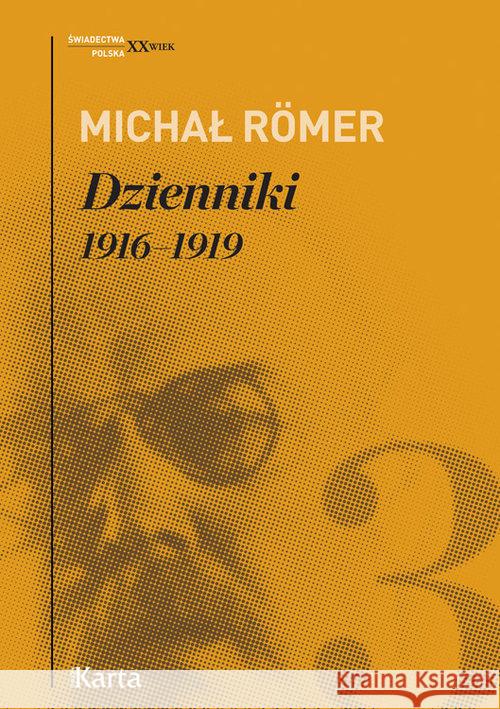 Dzienniki T.3 1916-1919 - Michał Rmer Romer Michał 9788365979056 Karta - książka