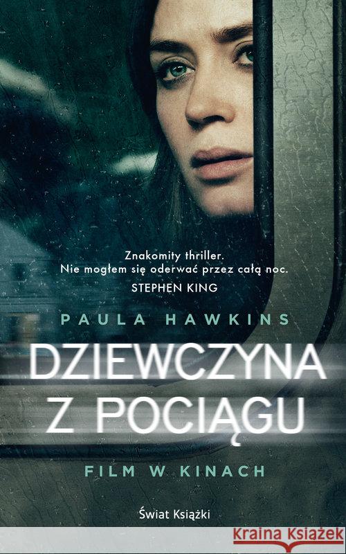 Dziewczyna z pociągu okładka filmowa Hawkins Paula 9788380316904 Świat Książki - książka