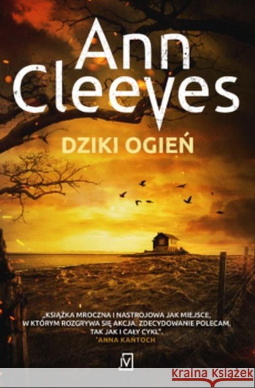 Dziki ogień Cleeves Ann 9788366517509 Czwarta Strona - książka