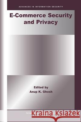 E-Commerce Security and Privacy Anup K. Ghosh 9781461355687 Springer - książka