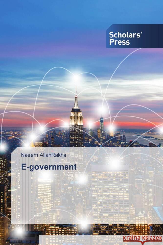 E-government Naeem Allahrakha 9783659838903 Scholars' Press - książka