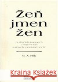 Žeň jmen žen M. A. Rek 9788088215936 Mare-Czech - książka