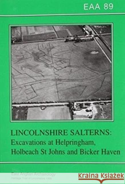 EAA 89: Lincolnshire Salterns : Excavations at Helpringham, Holbech St. Johns and Bicker Haven Antony Bell David Gurney Hilary Healey 9780948639234 East Anglian Archaeology - książka