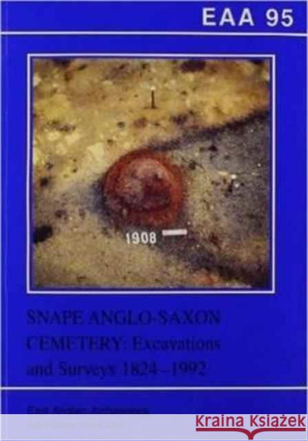 EAA 95: Snape Anglo-Saxon Cemetery : Excavations and Surveys 1824-1992 William Filmer-Sankey Tim Pestell 9780860552642 East Anglian Archaeology - książka