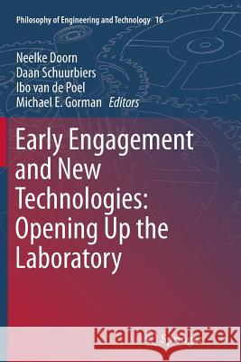 Early Engagement and New Technologies: Opening Up the Laboratory Doorn, Neelke 9789402400083 Springer - książka