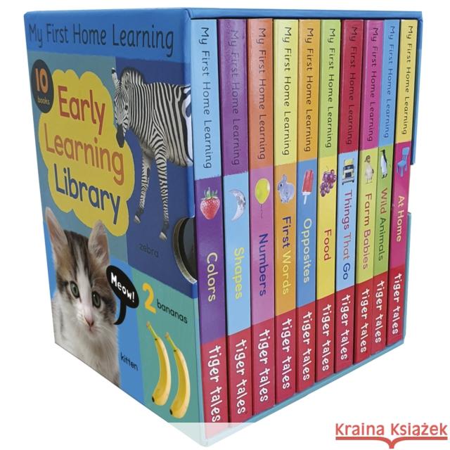 Early Learning Library: Box Set 10 Board Books for Kids  9781664350298 Tiger Tales - książka
