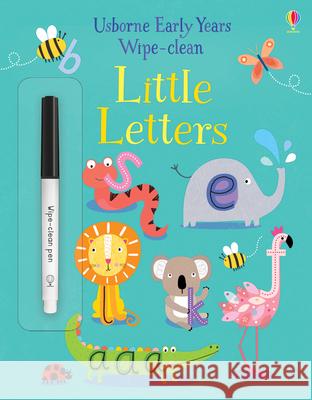 Early Years Wipe-Clean Little Letters Jessica Greenwell 9781474951203 Usborne Publishing Ltd - książka