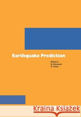 Earthquake Prediction Shimazaki                                Stuart 9783764317423 Springer - książka