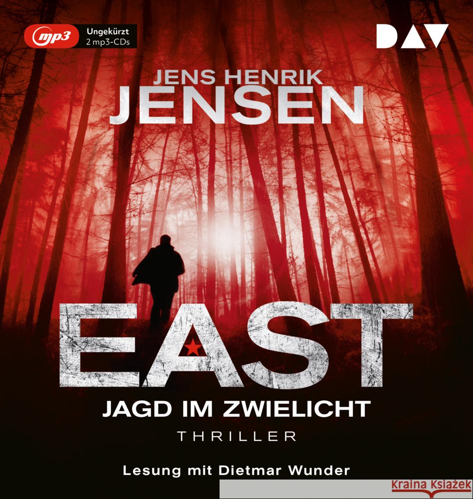 EAST. Jagd im Zwielicht, 2 Audio-CD, 2 MP3 Jensen, Jens Henrik 9783742426147 Der Audio Verlag, DAV - książka