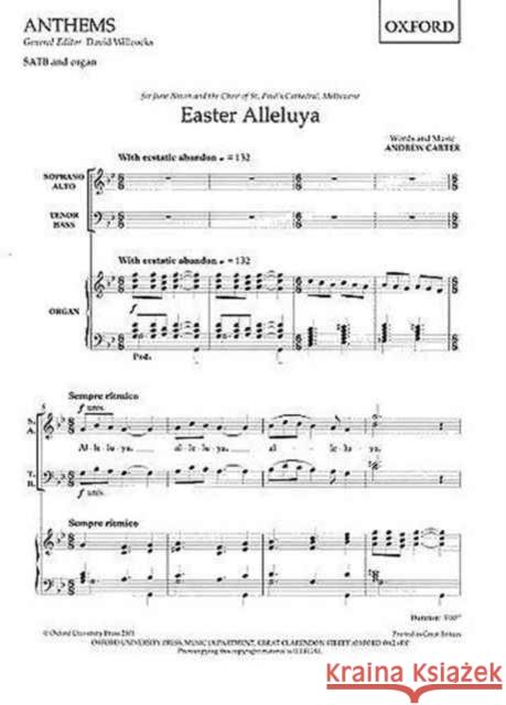 Easter Alleluya  9780193504943 Oxford University Press - książka