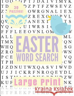 Easter Large Print Word Search Puzzle Pyramid 9781544705965 Createspace Independent Publishing Platform - książka