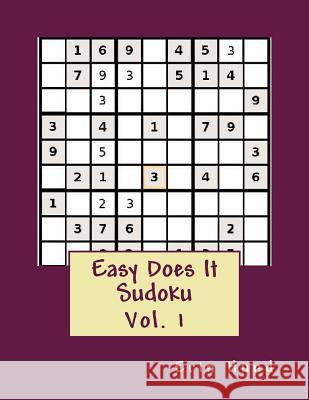 Easy Does It Sudoku Vol. 1 Erin Hund 9781494911126 Createspace - książka