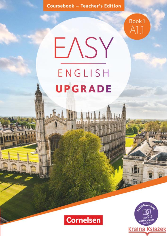Easy English Upgrade - Englisch für Erwachsene - Book 1: A1.1 Cornford, Annie, Hart, Claire 9783061227098 Cornelsen Verlag - książka