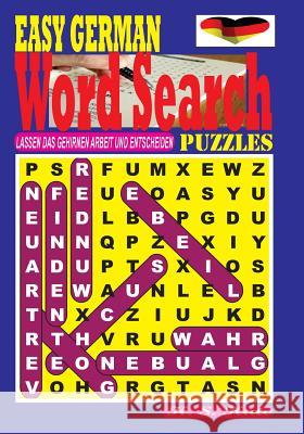 EASY GERMAN Word Search Puzzles Kato, K. S. 9781541350939 Createspace Independent Publishing Platform - książka