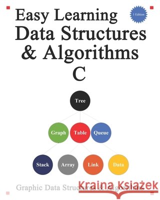 Easy Learning Data Structures & Algorithms C: Graphic Data Structures & Algorithms Yang Hu 9781086368086 Independently Published - książka