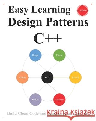 Easy Learning Design Patterns C++ (1 Edition): Build Clean Code and Practice Real Example Yang Hu 9798548135025 Independently Published - książka
