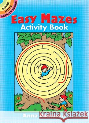 Easy Mazes Activity Book Anna Pomaska 9780486255316 Dover Publications Inc. - książka