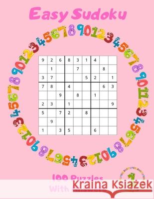 Easy Sudoku - 100 Puzzles With Answers: Large Print - Volume 1 Ace Of Hearts Publishing 9781087255392 Independently Published - książka