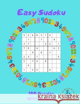 Easy Sudoku - 100 Puzzles With Answers: Large Print - Volume 4 Ace of Hearts Publishing 9781686841224 Independently Published - książka