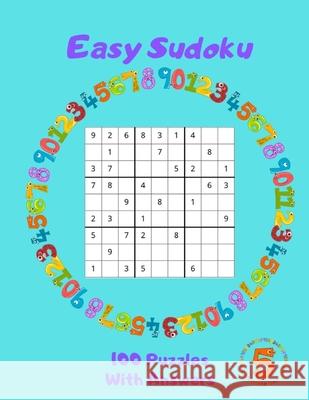 Easy Sudoku - 100 Puzzles With Answers: Large Print - Volume 5 Ace of Hearts Publishing 9781686841620 Independently Published - książka