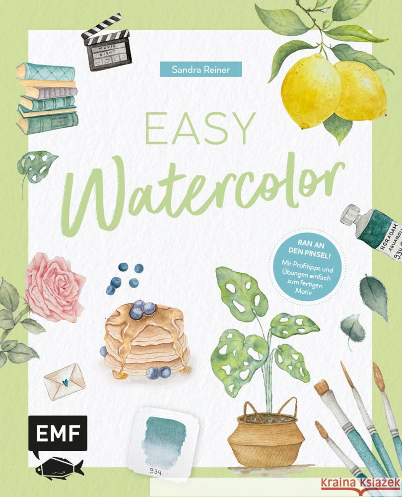 Easy Watercolor Reiner, Sandra 9783745928402 Edition Michael Fischer - książka