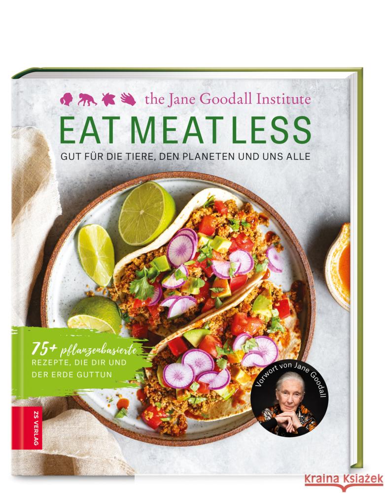 Eat Meat Less Jane Goodall Institute 9783965841321 ZS - ein Verlag der Edel Verlagsgruppe - książka