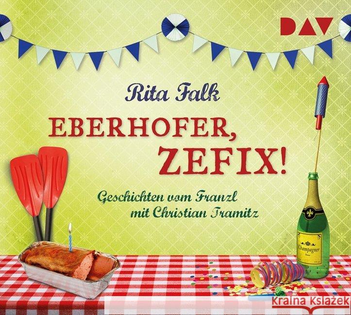 Eberhofer, zefix! Geschichten vom Franzl, 1 Audio-CD : Ungekürzte Lesung mit Christian Tramitz (1 CD), Lesung. CD Standard Audio Format Falk, Rita 9783742407573 Der Audio Verlag, DAV - książka