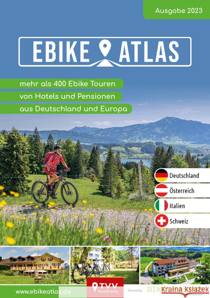 eBike Atlas 2023 Simicic, Snezana 9783965990388 TVV Touristik Verlag - książka