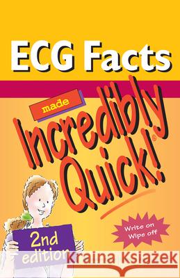 ECG Facts Made Incredibly Quick!   9781605474762 Lippincott Williams and Wilkins - książka