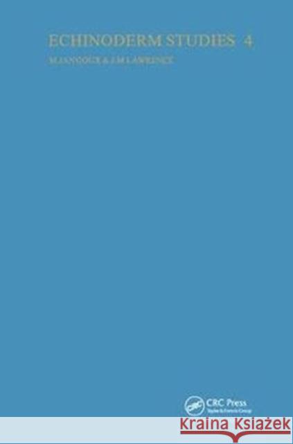 Echinoderm studies 4 (1993) Michel Jangoux 9781138440739 Taylor & Francis Ltd - książka